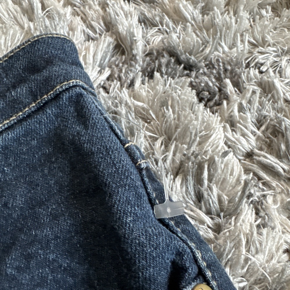 Vintage YOUTH Girls Size 12 Baby Phat Y2K Embroidered Blue Denim Jeans 90's HTF - Picture 7 of 8